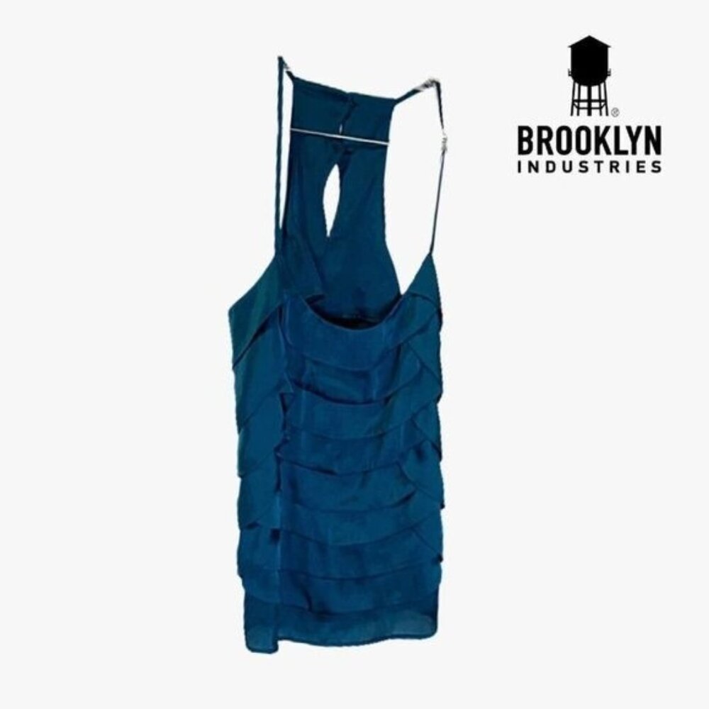 Brooklyn Industries Women's Scalloped‎ Layered Spaghetti Strap Cami